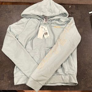 New w/tags Adidas Sweatshirt Hooded Jacket Top Women sz S